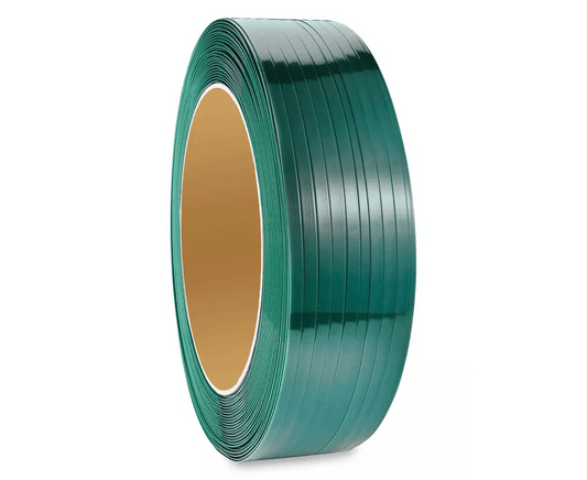 Embossed Polyester Strapping, Green - 3/4"X .040", 3000' - 112161