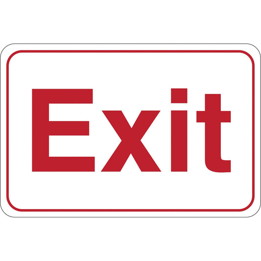 "Exit" 6 x 9" Facility Sign - SN201