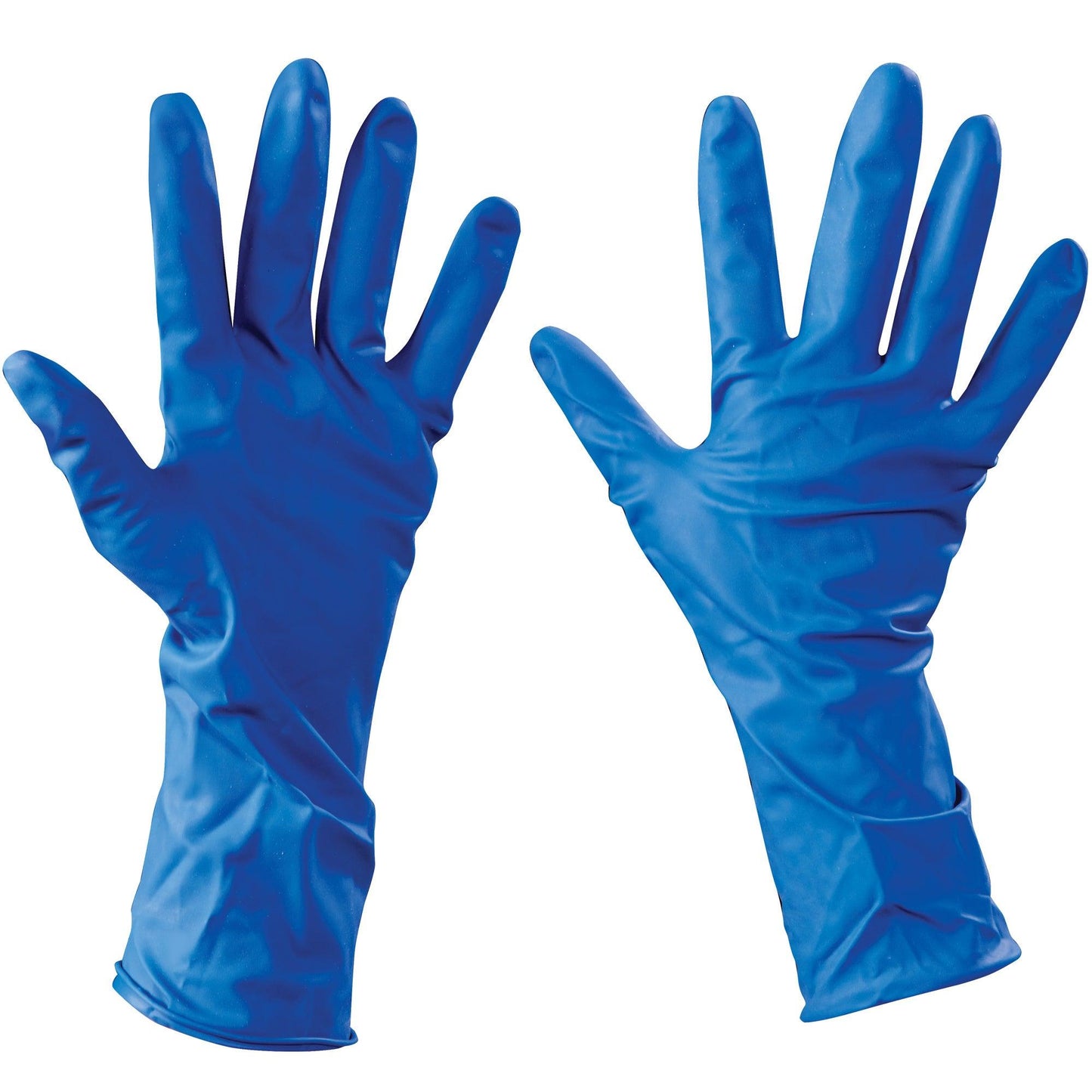 Latex Industrial Gloves Powder-Free w/Extended Cuff - Medium - GLV2105M