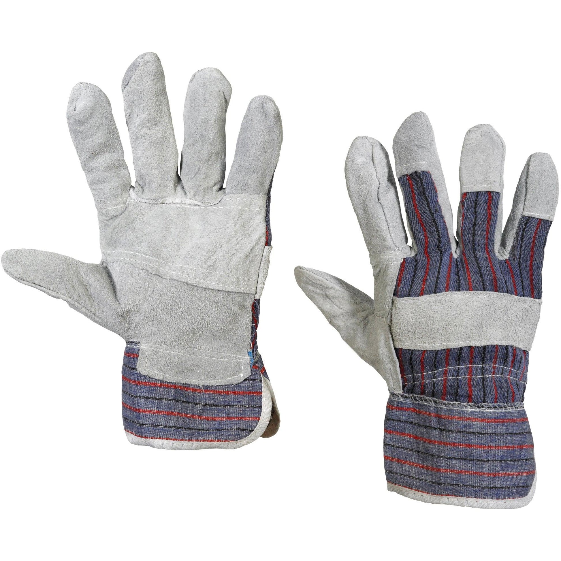 Leather Palm w/Safety Cuff Gloves - Medium - GLV1021M