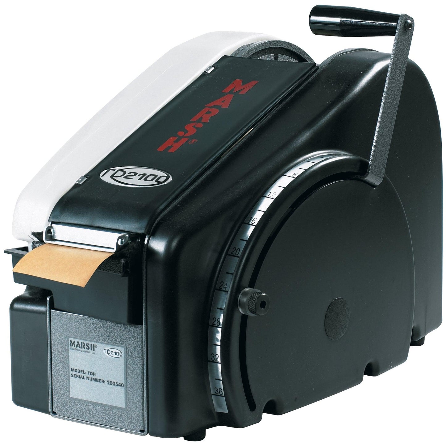 Marsh® TD2100 Manual w/Heater Paper Gum Tape Dispenser - MARSHTDH