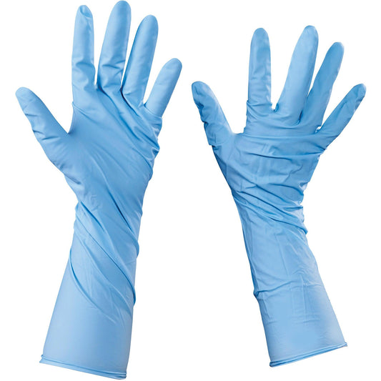 Nitrile Gloves with Extended Cuffs - Large - GLV2014L