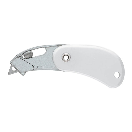 PSC-2™ White Self-Retracting Pocket Safety Cutter - KN133W Box Packaging Partner