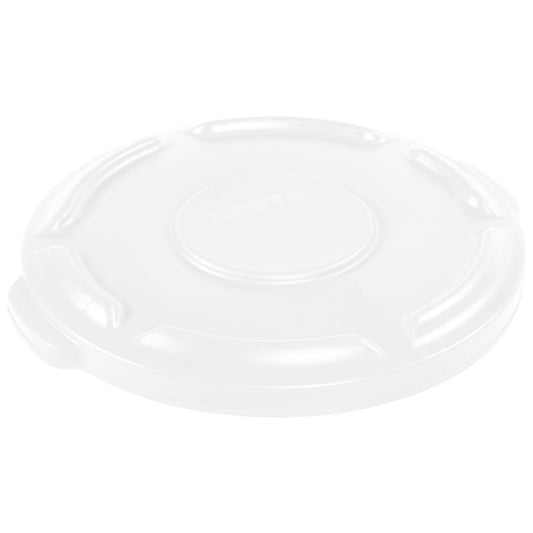 Rubbermaid® Brute® Flat Trash Can Lid - 10 Gallon, White - RUB310LW