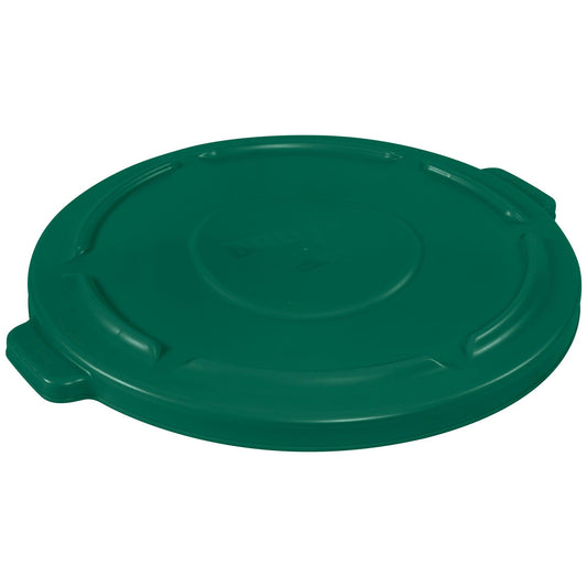 Rubbermaid® Brute® Flat Trash Can Lid - 44 Gallon, Green - RUB344LG