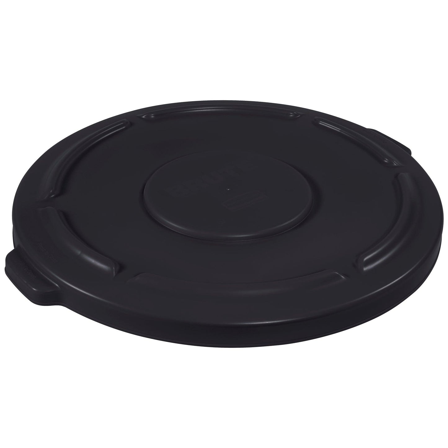 Rubbermaid® Brute® Flat Trash Can Lid - 55 Gallon, Black - RUB355LBL