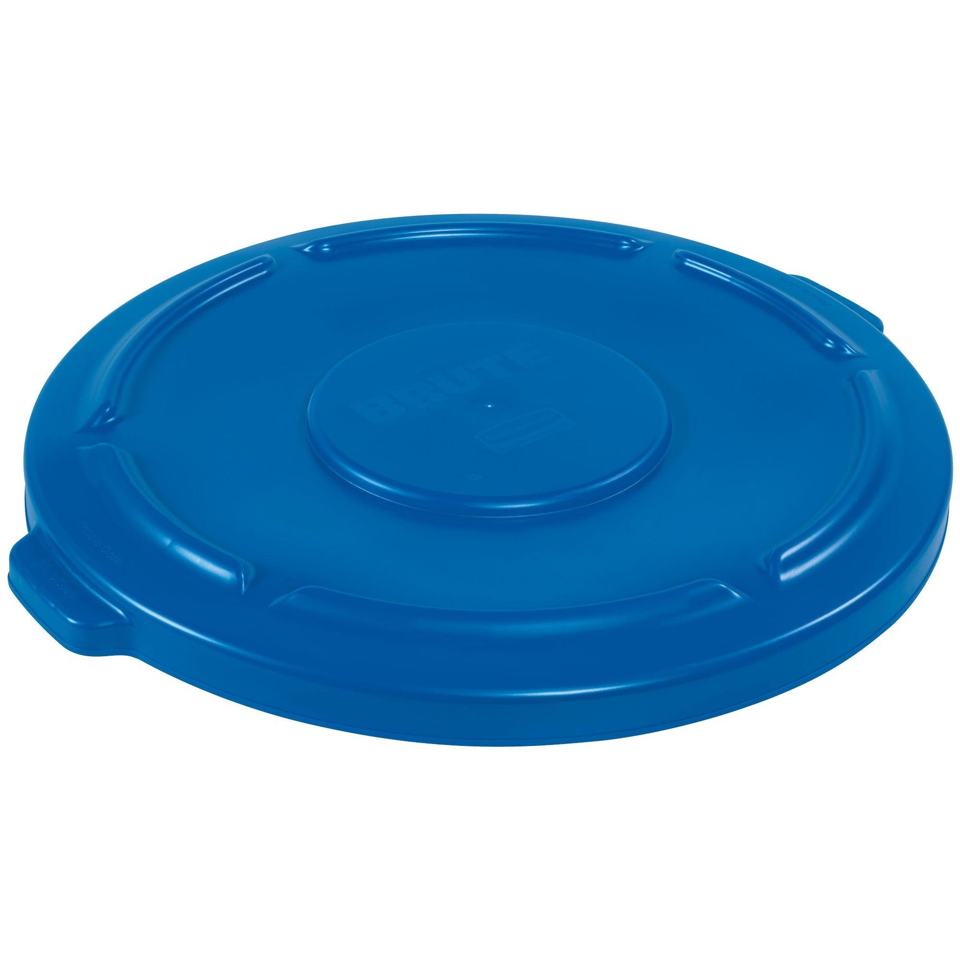 Rubbermaid® Brute® Flat Trash Can Lid - 55 Gallon, Blue - RUB355LBLU