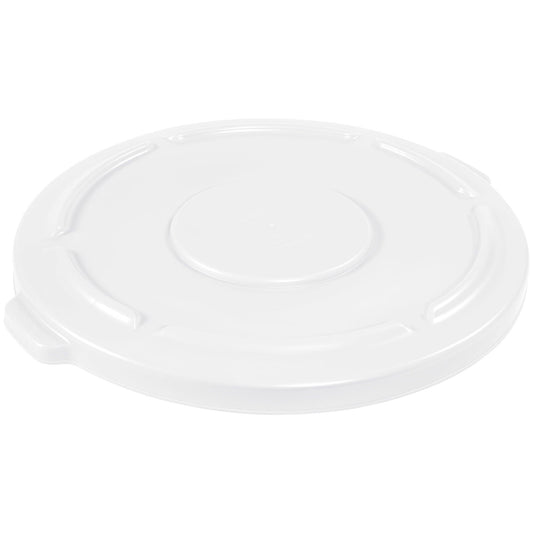 Rubbermaid® Brute® Flat Trash Can Lid - 55 Gallon, White - RUB355LW