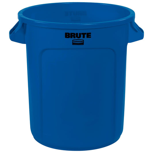 Rubbermaid® Brute® Trash Can - 10 Gallon, Blue - RUB310CBLU