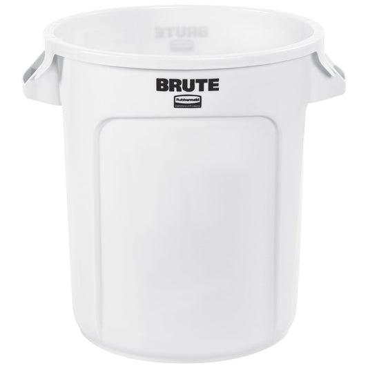 Rubbermaid® Brute® Trash Can - 10 Gallon, White - RUB310CW