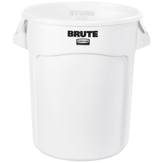 Rubbermaid® Brute® Trash Can - 20 Gallon, White - RUB320CW