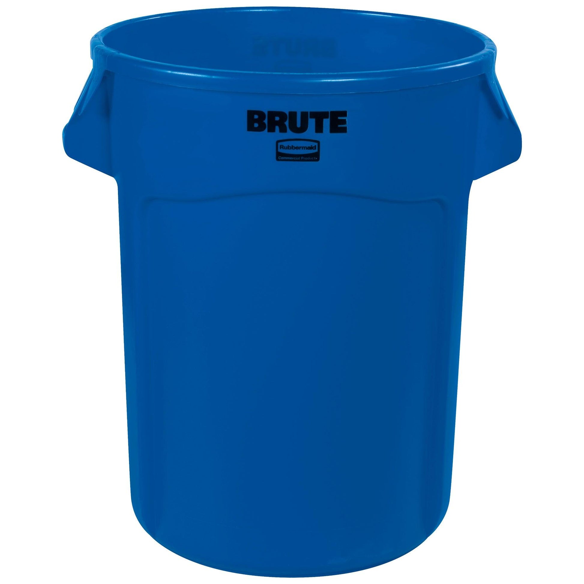 Rubbermaid® Brute® Trash Can - 32 Gallon, Blue - RUB332CBLU