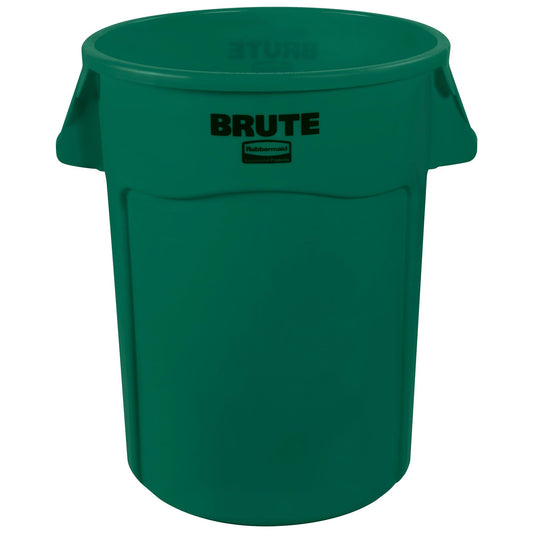 Rubbermaid® Brute® Trash Can - 44 Gallon, Green - RUB344CG