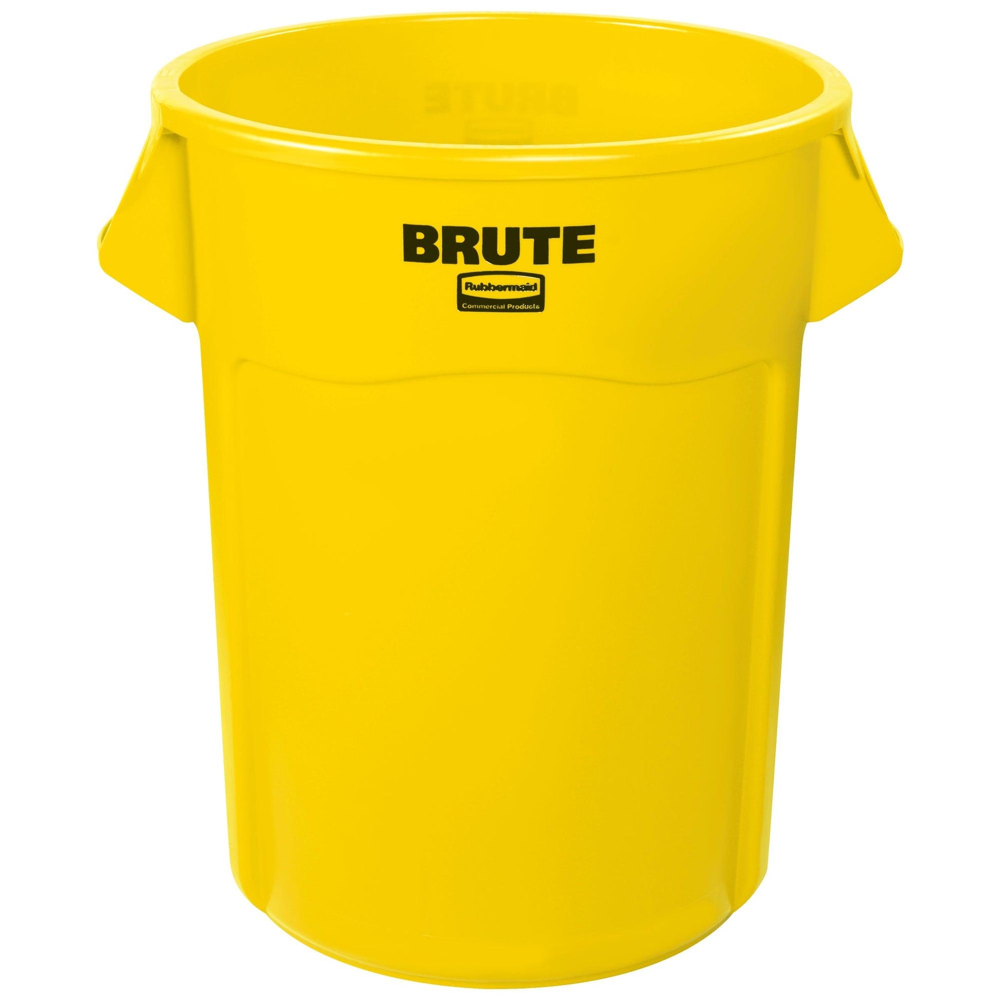 Rubbermaid® Brute® Trash Can - 55 Gallon, Yellow - RUB355CY