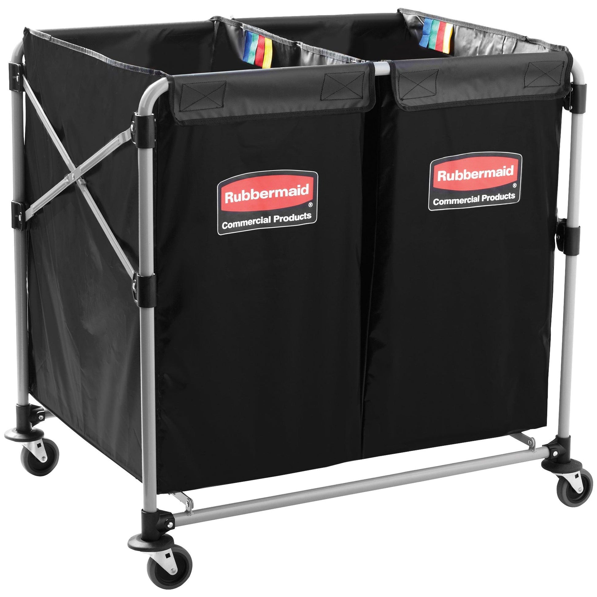 Rubbermaid® Collapsible Basket Truck - (2) 4 Bushel - RUB177