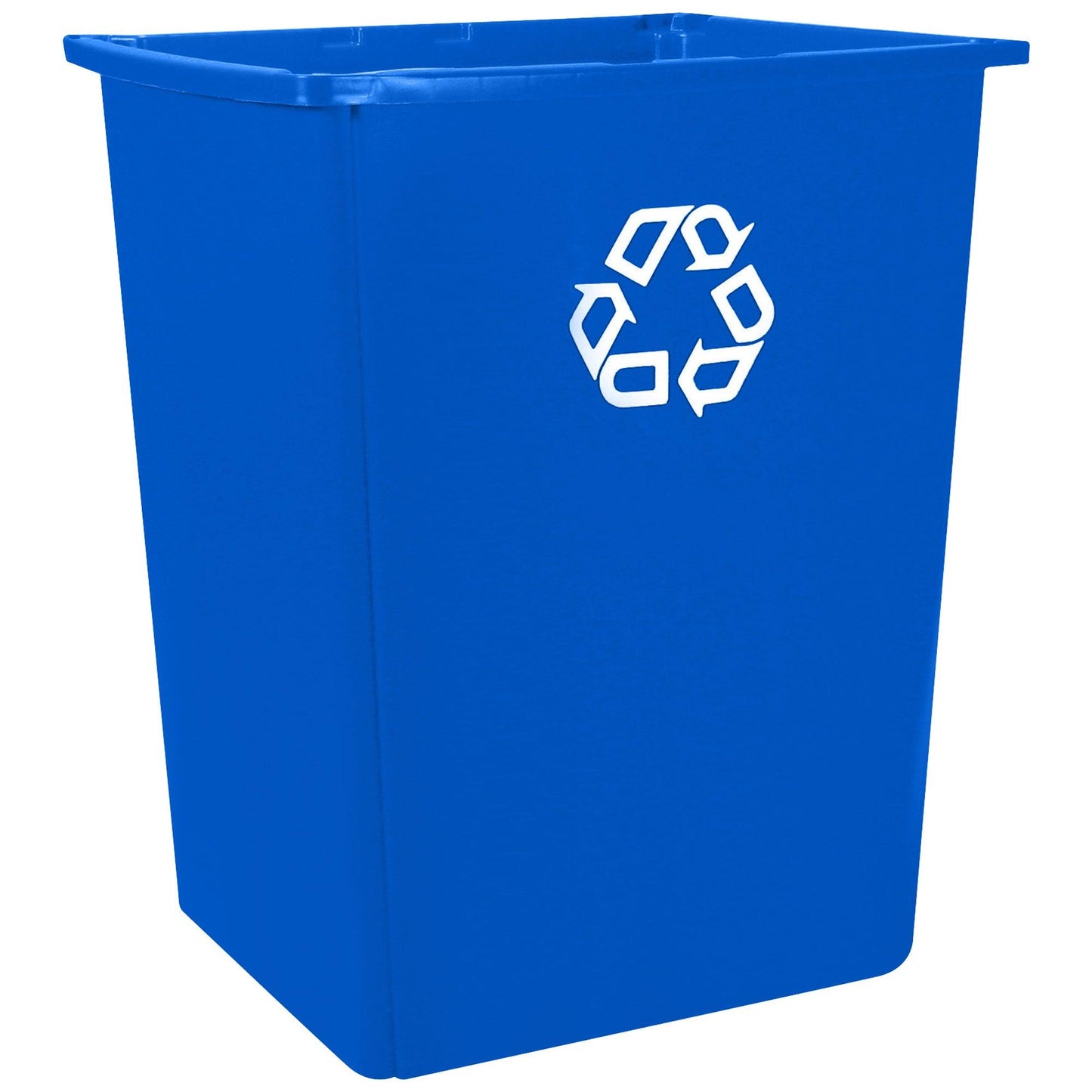 Rubbermaid® Glutton® Recycling Container - 56 Gallon, Blue - RUB181CBLU