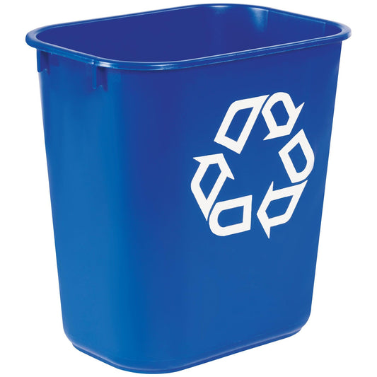 Rubbermaid® Office Recycling Container - 3 Gallon, Blue - RUB150CBLU