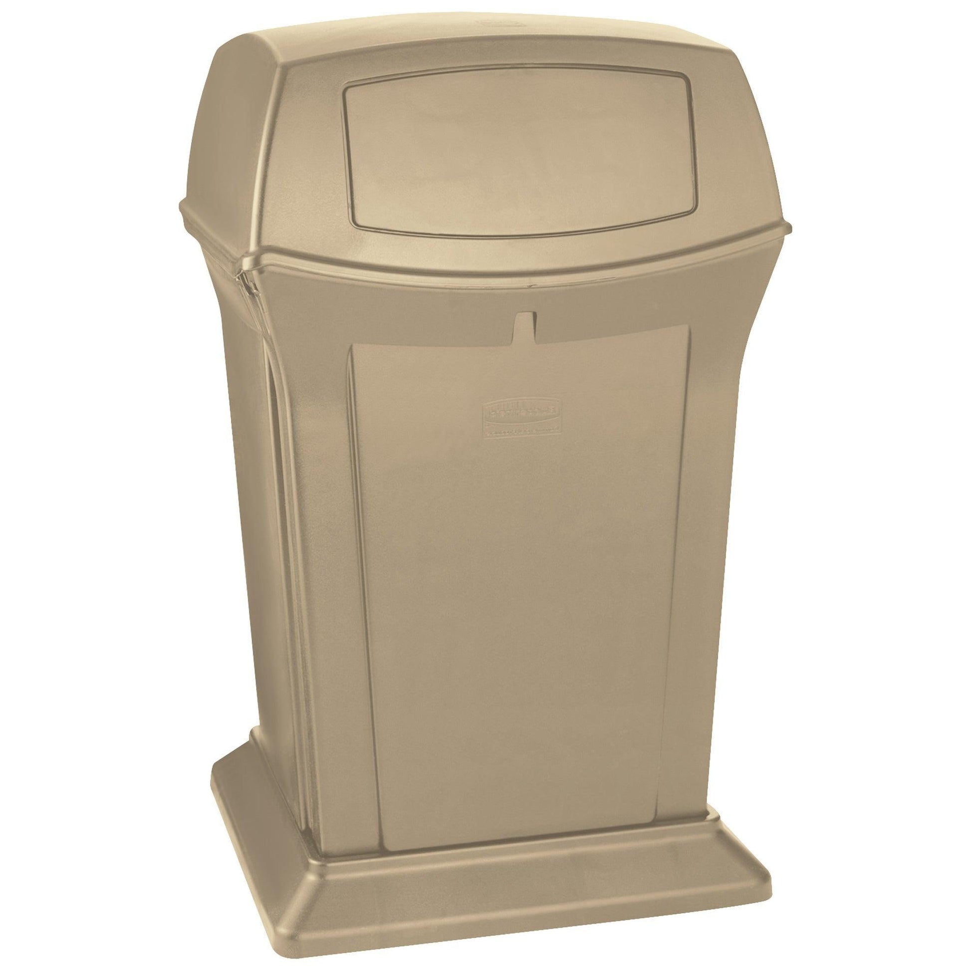 Rubbermaid® Ranger® Trash Can - 45 Gallon, 2-Way, Beige - RUB435BE