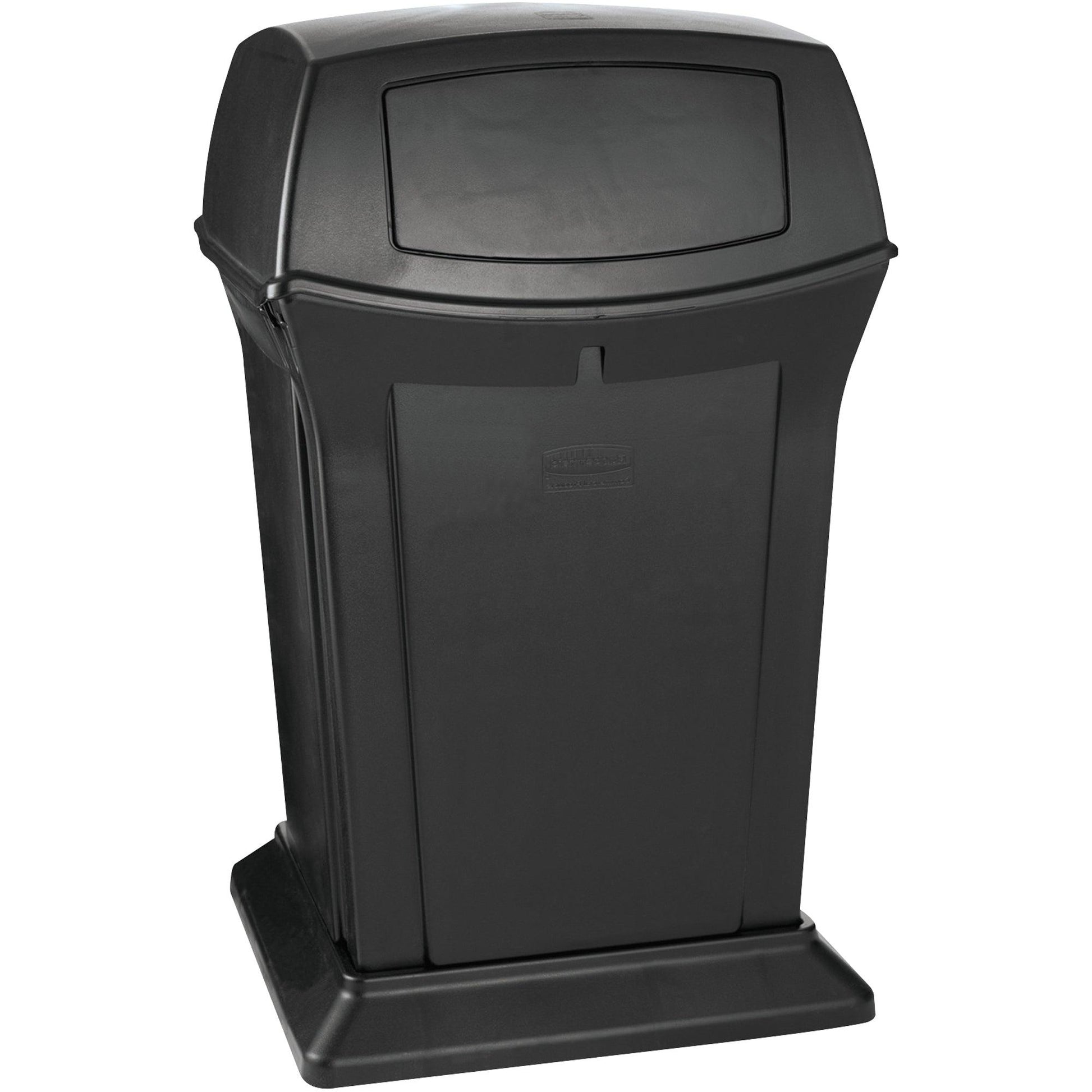 Rubbermaid® Ranger® Trash Can - 45 Gallon, 2-Way, Black - RUB435BL