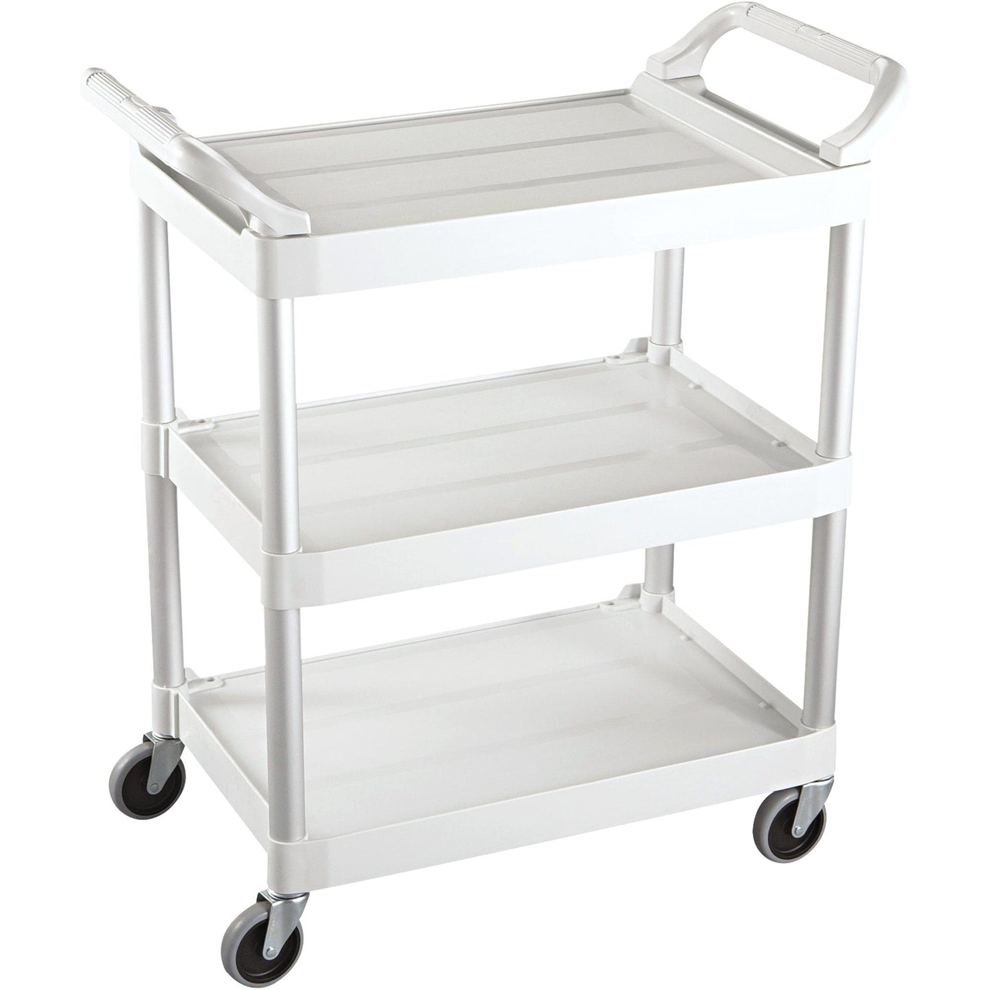 Rubbermaid® Service Cart - 34 x 19 x 38", White - RUB440W