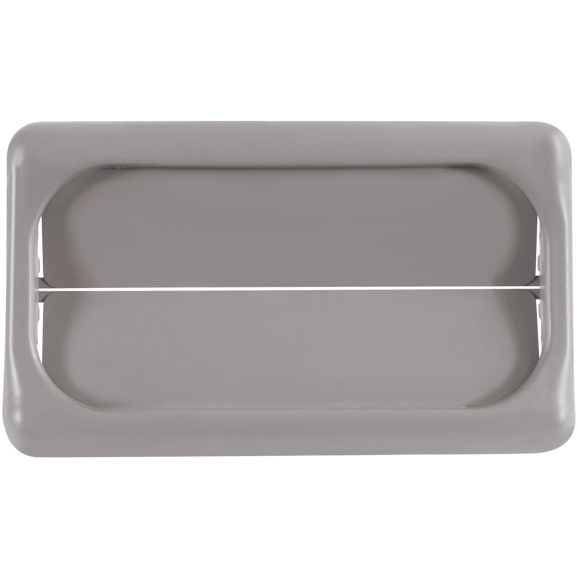 Rubbermaid® Slim Jim® Swing Top Lid - 23 Gallon, Gray - RUB423LGR