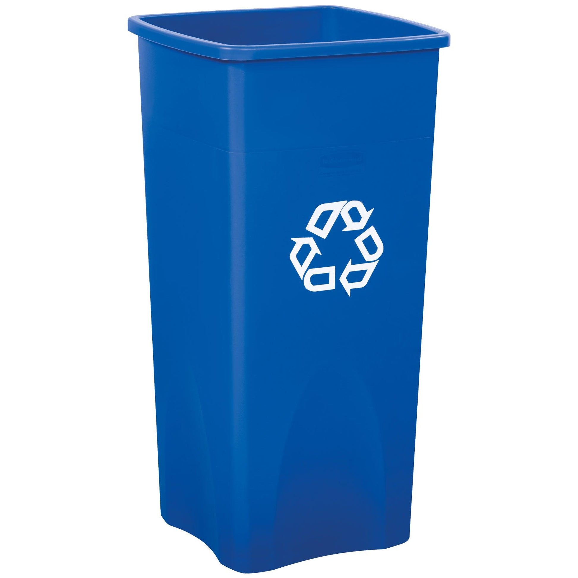 Rubbermaid® Square Recycling Container - 23 Gallon, Blue - RUB152CBLU