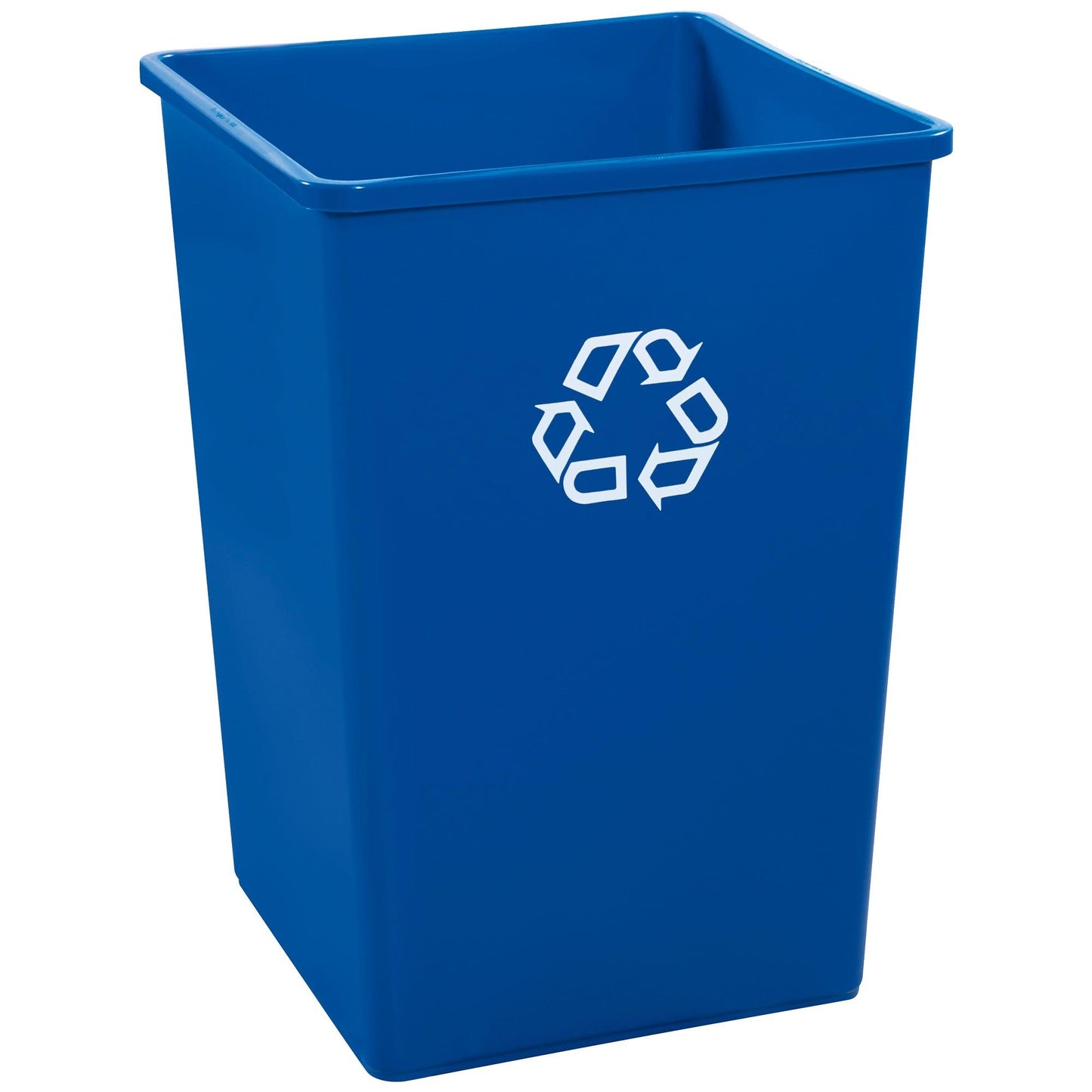 Rubbermaid® Square Recycling Container - 35 Gallon, Blue - RUB153CBLU