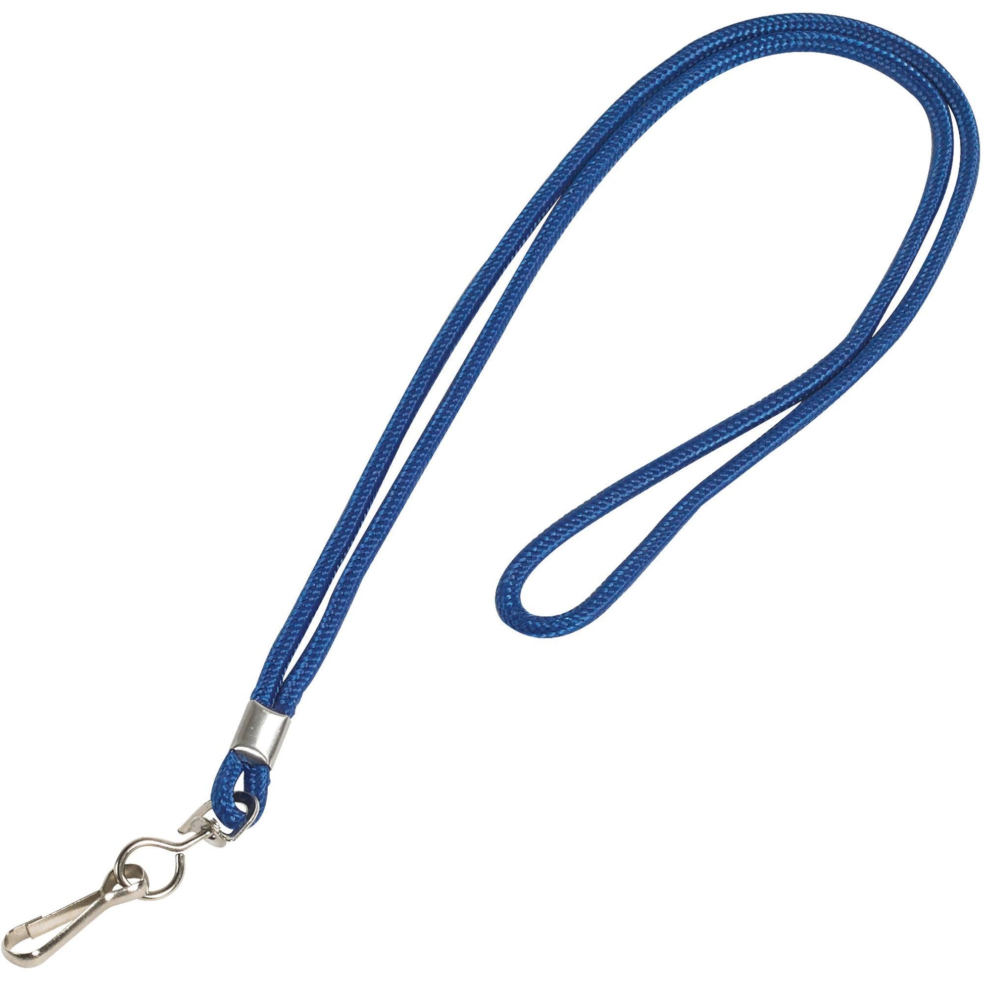Standard Blue Lanyard with Hook - LY102