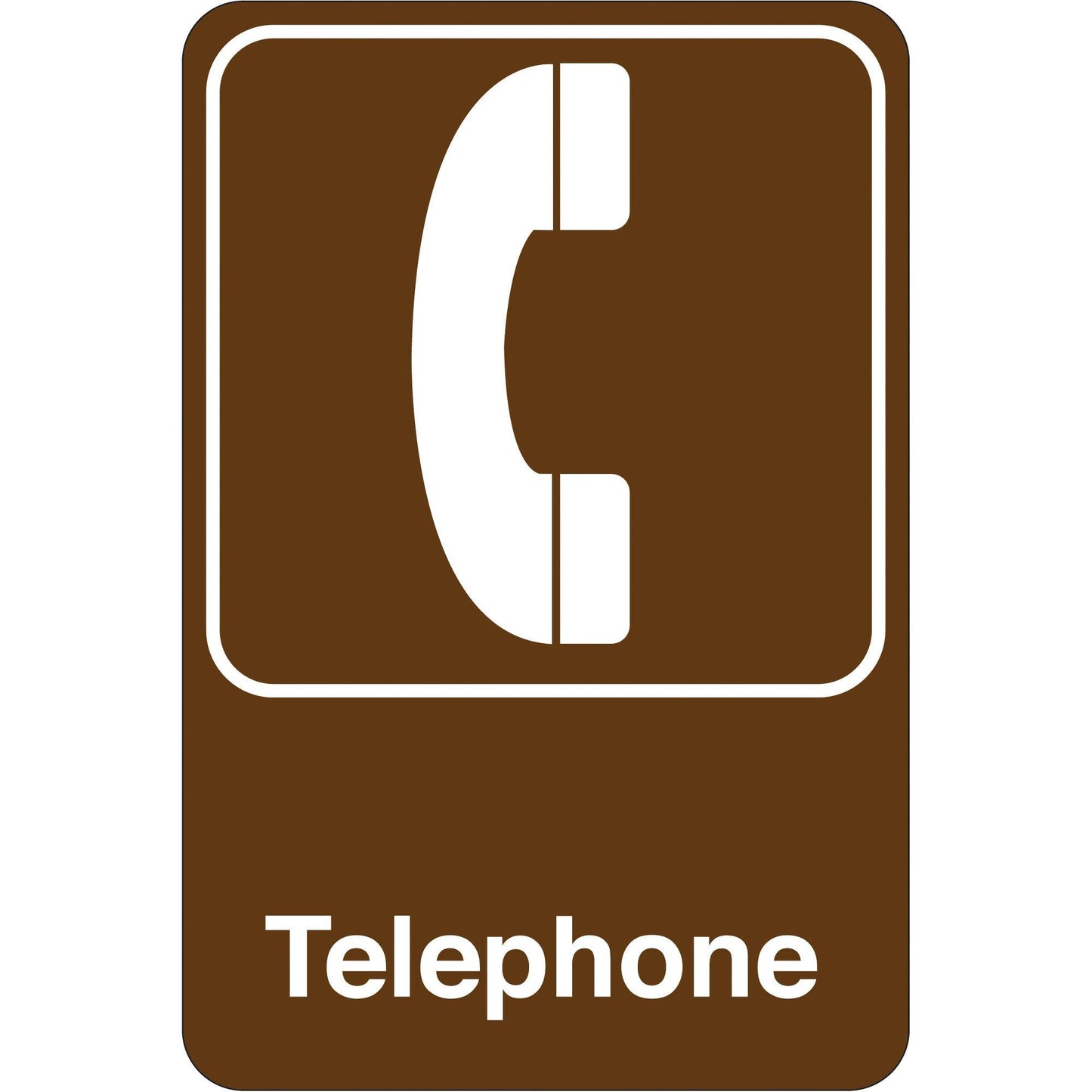 "Telephone" 9 x 6" Facility Sign - SN409