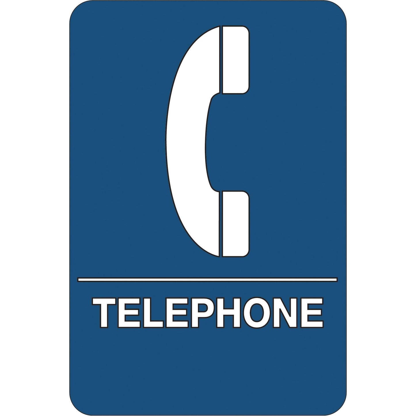 "Telephone" ADA Compliant Plastic Sign - SN108