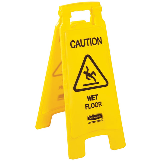 Wet Floor Sign - 2-Sided English Stand - JAN106